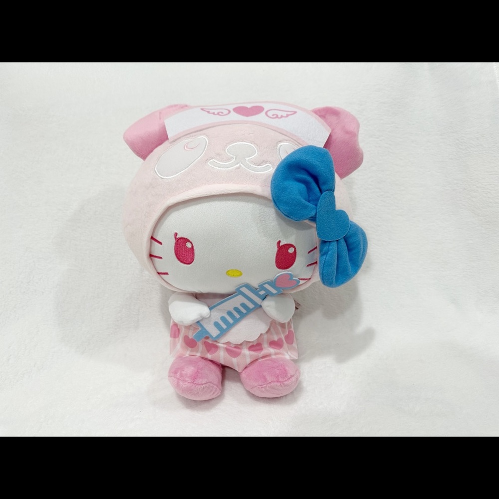 Hello Kitty - Panda Nurse Pink Big Plushy